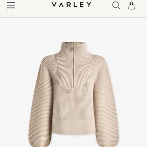 Varley Reid Half Zip Sweater🩷MAKE ME AN OFFER 🩷